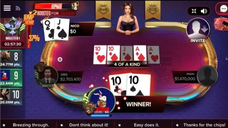 Chơi poker đổi thưởng yêu cầu bạn phải có một kế hoạch quản lý nguồn vốn rõ ràng